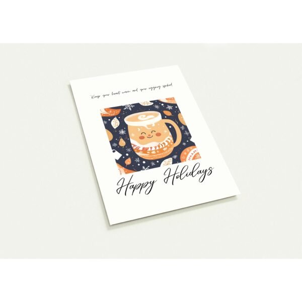 Warm Heart Postcard Pack – Set of 10 Premium Eco-Friendly Greeting Cards with Foil Accents