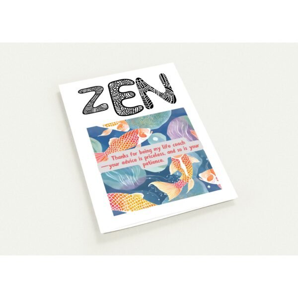 Zen Thank You Card Pack - Life Coach Appreciation, Eco-Friendly, Premium Paper