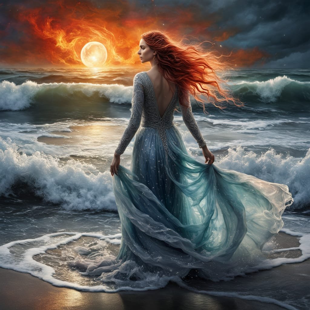 Moody altar scene with candle and journal